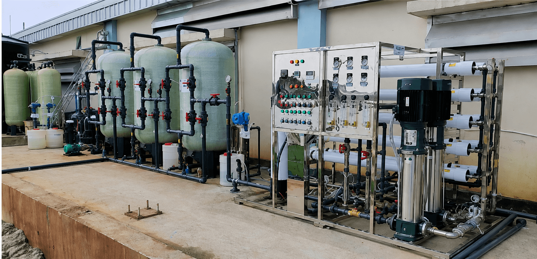 Industrial Water Treatment Plant ETP Setup by ARK AQUATECH